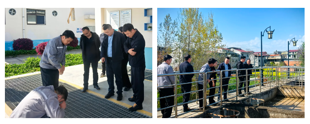 水环境公司主要负责人赴安康公司项目一线调研